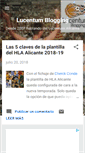 Mobile Screenshot of lucentumblogging.com